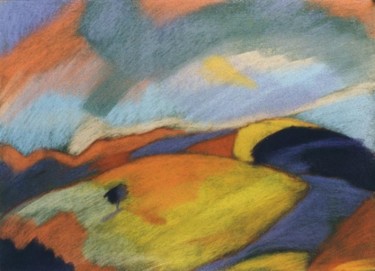Painting titled "Summer Landscape II…" by Ruth Dubayova, Original Artwork