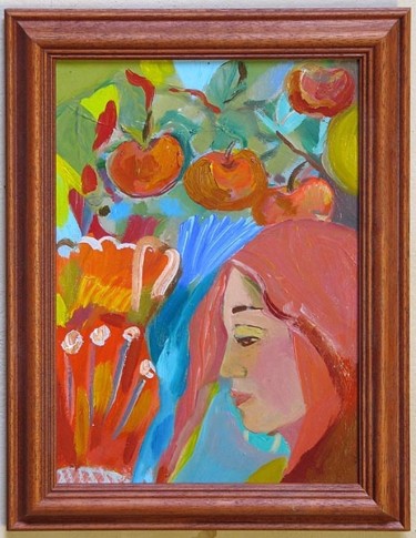 Painting titled "Maturation" by Ruth Dubayova, Original Artwork, Oil
