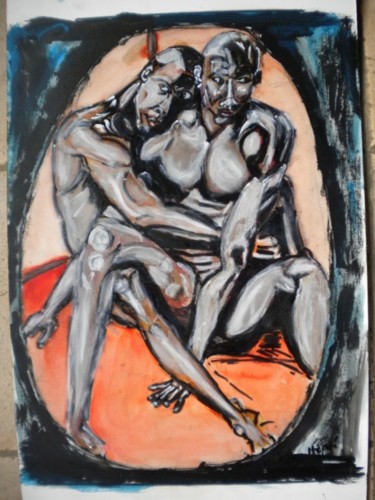 Painting titled "dscn0869.jp      né…" by Herve Yann Dubois, Original Artwork, Oil