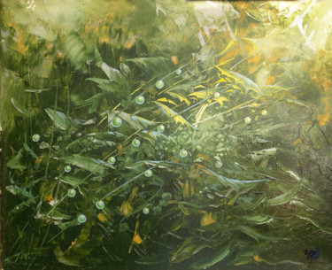 Pintura intitulada "Mystery grass" por Wadim Chugriev, Obras de arte originais