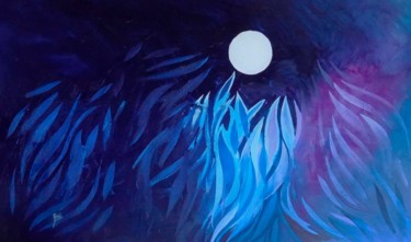 Картина под названием "Лунная рапсодия" - Wadim Chugriev, Подлинное произведение искусства, Масло