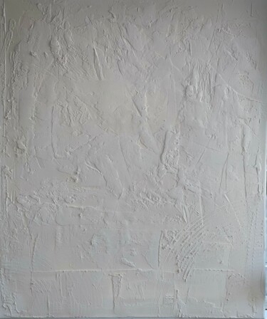 Скульптура под названием "Abstrait" - Vanessa Louis-Mondesir, Подлинное произведение искусства, Гипс Установлен на Деревянна…