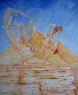 Peinture intitulée "ESPRITS DES SABLES…" par Dubreuil Gérard, Œuvre d'art originale