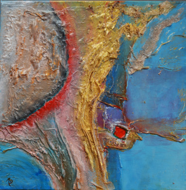 Pintura intitulada "abstraction 0321" por Monique Ducarton, Obras de arte originais, Acrílico