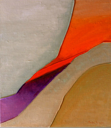 Painting titled "composition cloison…" by Monique Ducarton, Original Artwork, Acrylic