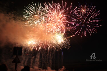 Photographie intitulée "feu d'artifice 1" par Duc Evelyna, Œuvre d'art originale, Photographie non manipulée