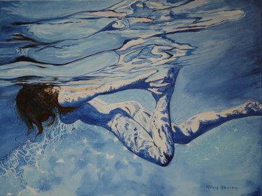 Peinture intitulée "watergame-3.jpg" par Gérard Duchêne, Œuvre d'art originale, Acrylique