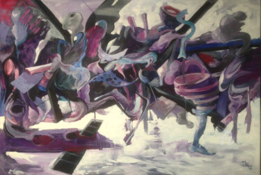 Картина под названием "Herd" - Loi Duc (DucloiArt), Подлинное произведение искусства, Масло