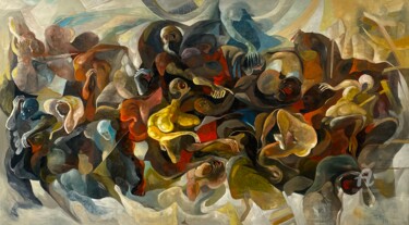 In there’s have some people don’t like us Painting titled "In there’s have som…" by Loi Duc (DucloiArt), Original Artwork, Oil