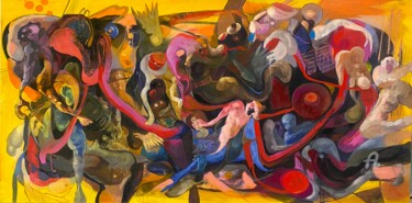 Malerei mit dem Titel "Summer times" von Loi Duc (DucloiArt), Original-Kunstwerk, Öl