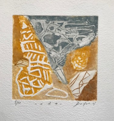 Printmaking titled "Ode" by Pierre Duclou, Original Artwork, Engraving