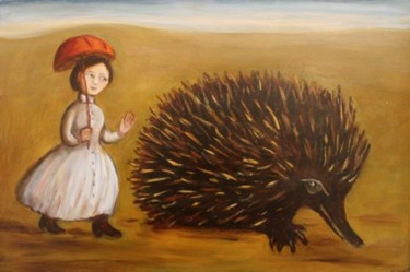 Painting titled "A Walk in the Wild" by Dudley, Original Artwork