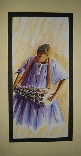 Painting titled "Parikoko" by Duduhandsome, Original Artwork, Oil