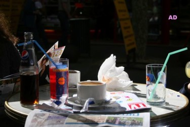 Photography titled "Coffee in Ceret" by Antony Duff, Original Artwork