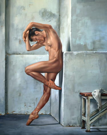 Peinture intitulée "Ballerina (Art prin…" par Peter Duhaj, Œuvre d'art originale, Impression numérique Monté sur Châssis en…