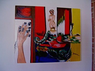 Peinture intitulée "Abstrait" par Simone Duhamel, Œuvre d'art originale