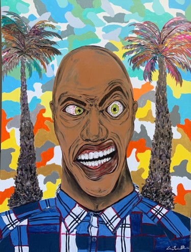 Painting titled "Thank God It's Frid…" by Le' Andre' Jamol Dukes Le' Andre' Scott, Original Artwork, Acrylic