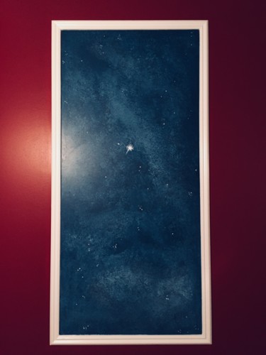 绘画 标题为“night sky panel on…” 由Irena Dukule, 原创艺术品, 丙烯