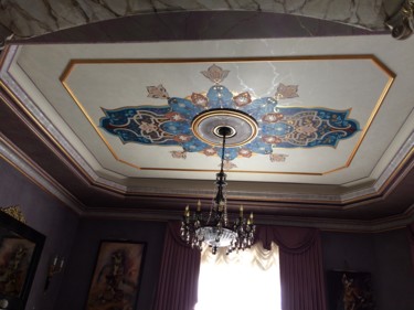 Pintura intitulada "Ceiling" por Irena Dukule, Obras de arte originais, Acrílico