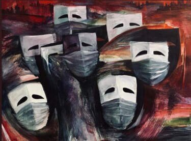 Pittura intitolato "Freedom just anothe…" da Irena Dukule, Opera d'arte originale, Acrilico