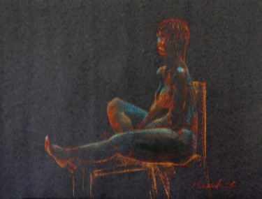 Painting titled "Nude" by Irena Dukule, Original Artwork