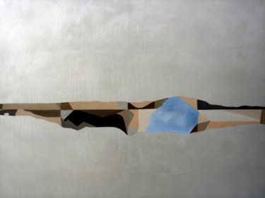 Pintura titulada "Skyline" por Dulce Maria Rivas, Obra de arte original, Oleo