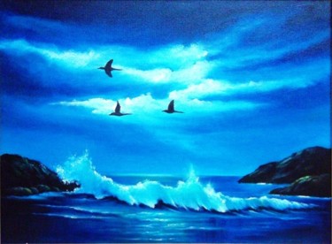 Pintura intitulada "Cabo Frio - Rio" por Dulce Atelier, Obras de arte originais