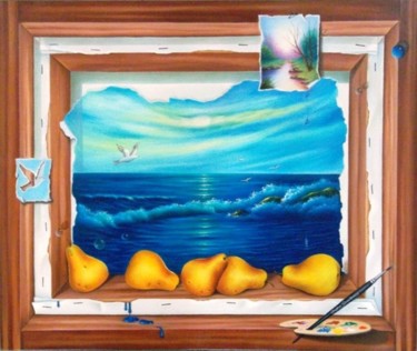 Pintura intitulada "Frutos ao Mar" por Dulce Atelier, Obras de arte originais