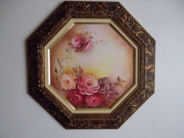 Pintura intitulada "Sempre Rosas" por Dulce Atelier, Obras de arte originais