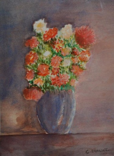 Peinture intitulée "Impro bouquet" par Dumamar, Œuvre d'art originale