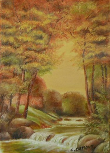 Peinture intitulée "Couleurs d'automne" par Dumamar, Œuvre d'art originale