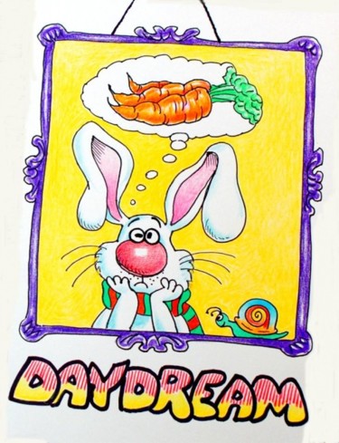 Drawing titled "Daydream" by John Hudson Hawke, Original Artwork