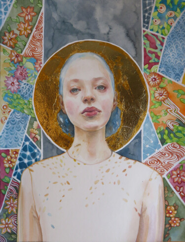 Malarstwo zatytułowany „Primavera” autorstwa Dunja Jung, Oryginalna praca, Akwarela