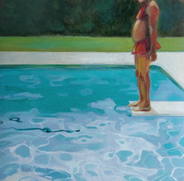 Картина под названием "Summer memories" - Dunja Jung, Подлинное произведение искусства, Масло