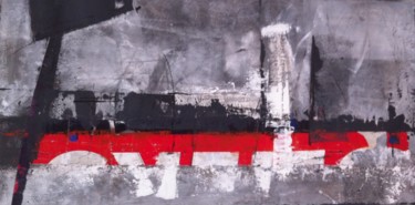 Peinture intitulée "les-docks-50x100-co…" par Catherine Duperray, Œuvre d'art originale, Acrylique