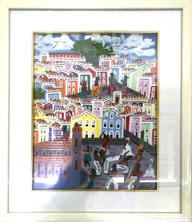 Pittura intitolato "Senza titolo" da Durval Pereira, Opera d'arte originale