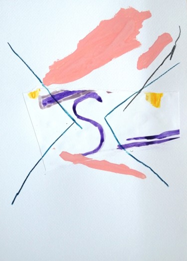 Collages getiteld "SX" door Dusan Stosic, Origineel Kunstwerk, Collages