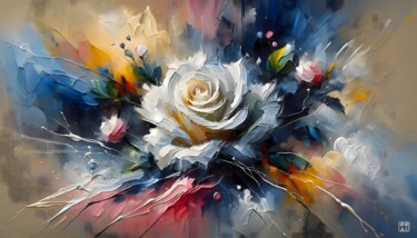 Digital Arts titled "Mon amie la rose" by Duy Nguyen, Original Artwork, AI generated image