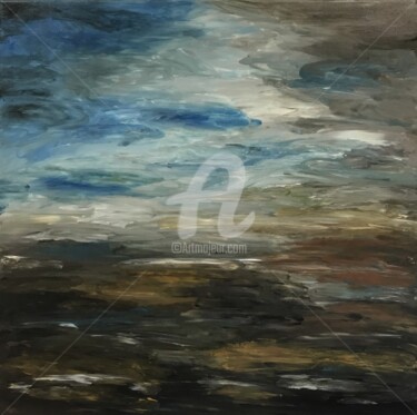 Malerei mit dem Titel "Storm" von David Vall, Original-Kunstwerk, Acryl