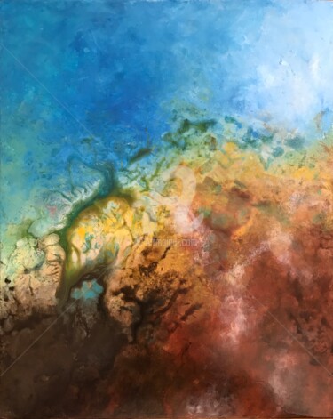 Malerei mit dem Titel "Mixtura Terrae" von David Vall, Original-Kunstwerk, Acryl