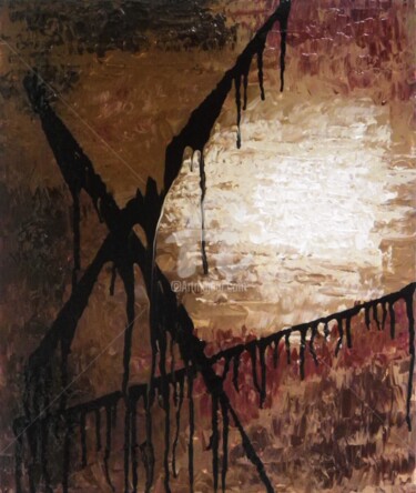 Malerei mit dem Titel "Cavern" von David Vall, Original-Kunstwerk, Acryl