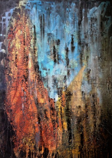 Pittura intitolato "Soul Mountain" da David Vall, Opera d'arte originale, Acrilico