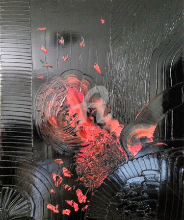 Картина под названием "Dragon Wing" - David Vall, Подлинное произведение искусства, Масло