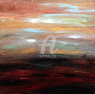 Painting titled "Horizon 2" by David Vall, Original Artwork, Acrylic