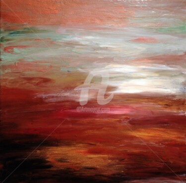 Malerei mit dem Titel "Horizon 3" von David Vall, Original-Kunstwerk, Acryl