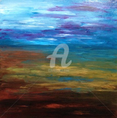 Painting titled "Horizon 4.jpg" by David Vall, Original Artwork, Acrylic
