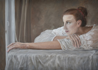 Картина под названием "Dreams" - Lusie Schellenberg, Подлинное произведение искусства, Масло