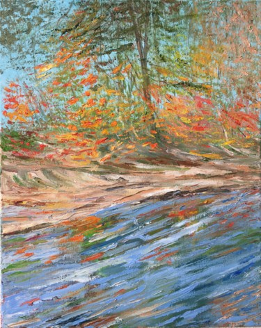 Картина под названием "Herbst" - Lusie Schellenberg, Подлинное произведение искусства, Масло