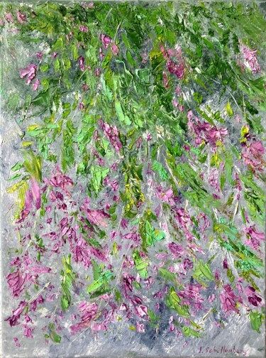 BUSCHKLEE Painting titled "BUSCHKLEE" by Lusie Schellenberg, Original Art, Oil