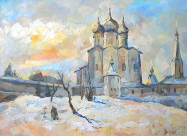 Картина под названием "Сретение. Иверский…" - Dmitry Veltishchev, Подлинное произведение искусства, Масло